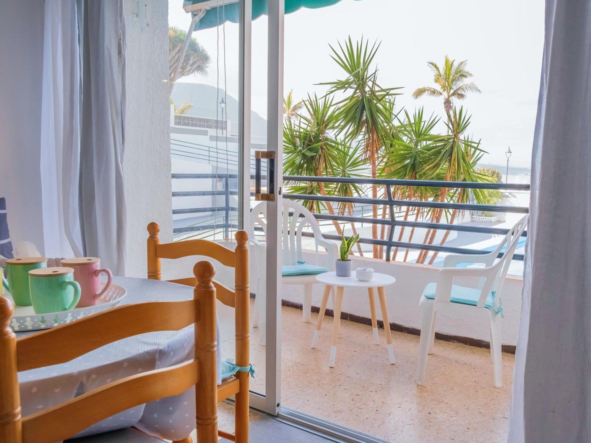 Live Punta Columbus Pool & Beach Front Punta Del Hidalgo Exterior foto